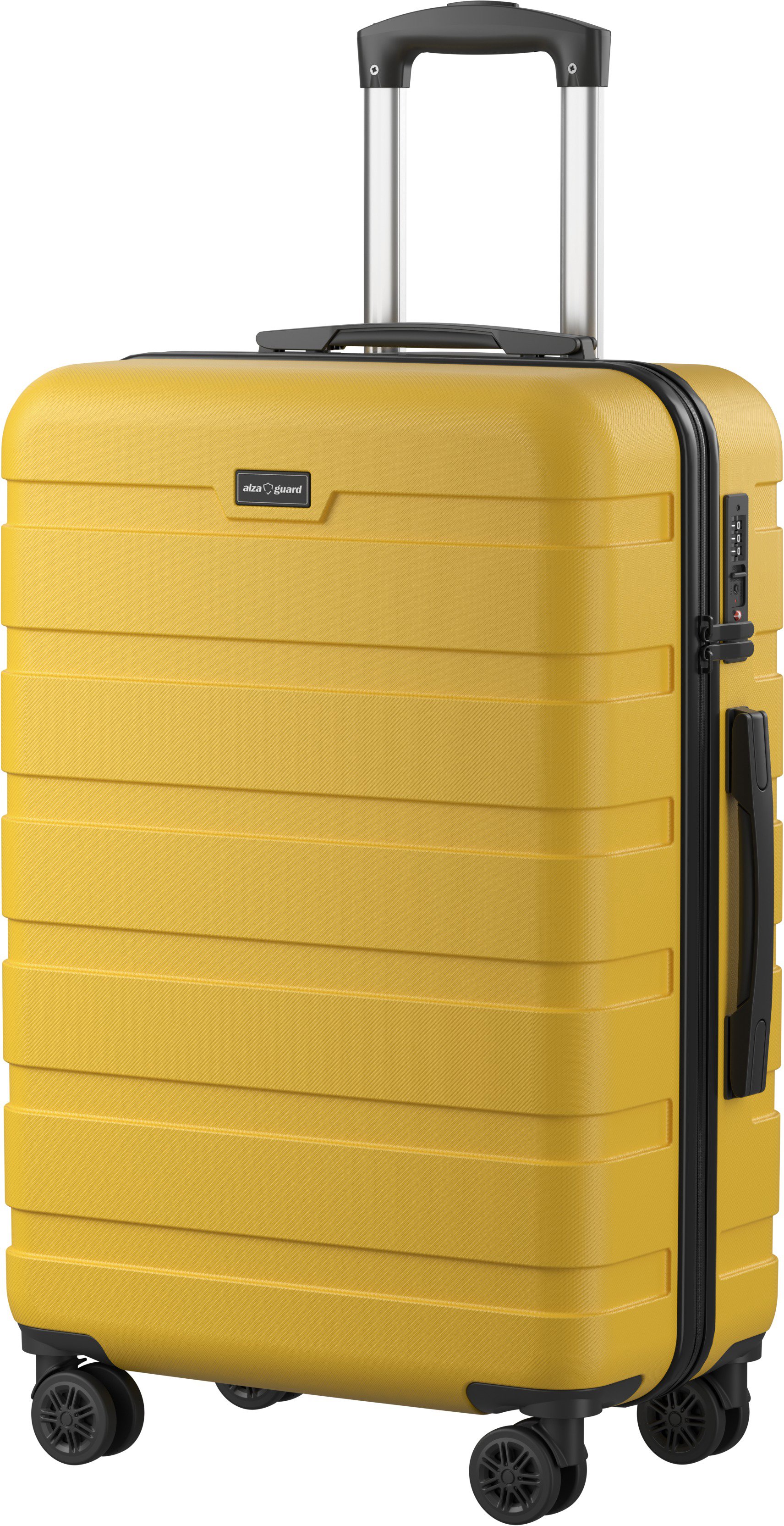 AlzaGuard Traveler Suitcase, veľkosť M – žltý