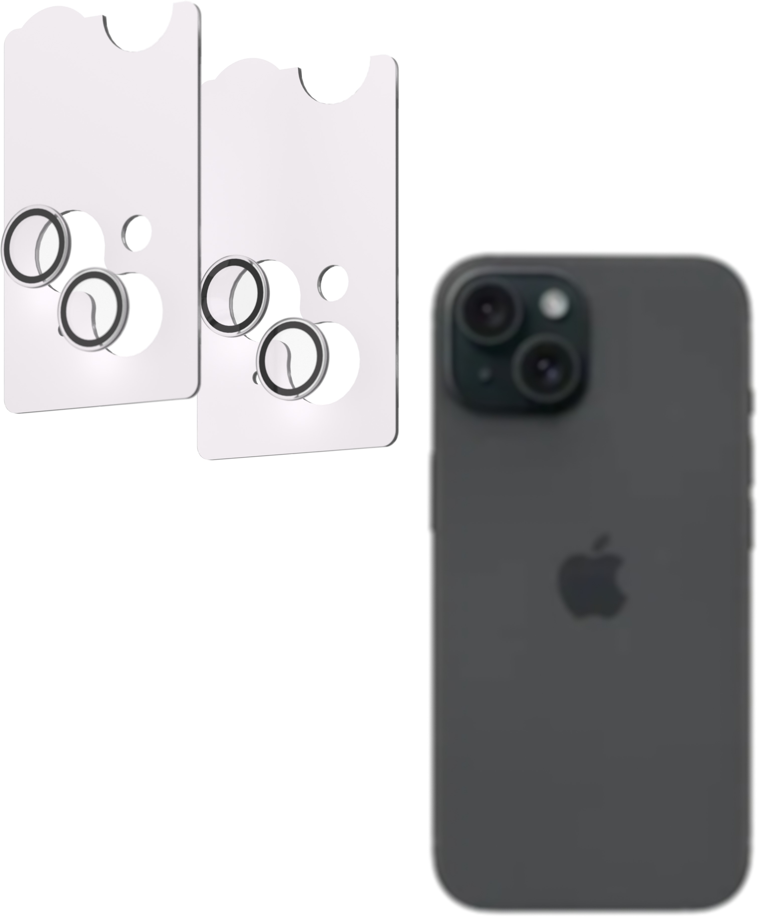 AlzaGuard Elite Lens Protector pre iPhone 15/15 Plus číre