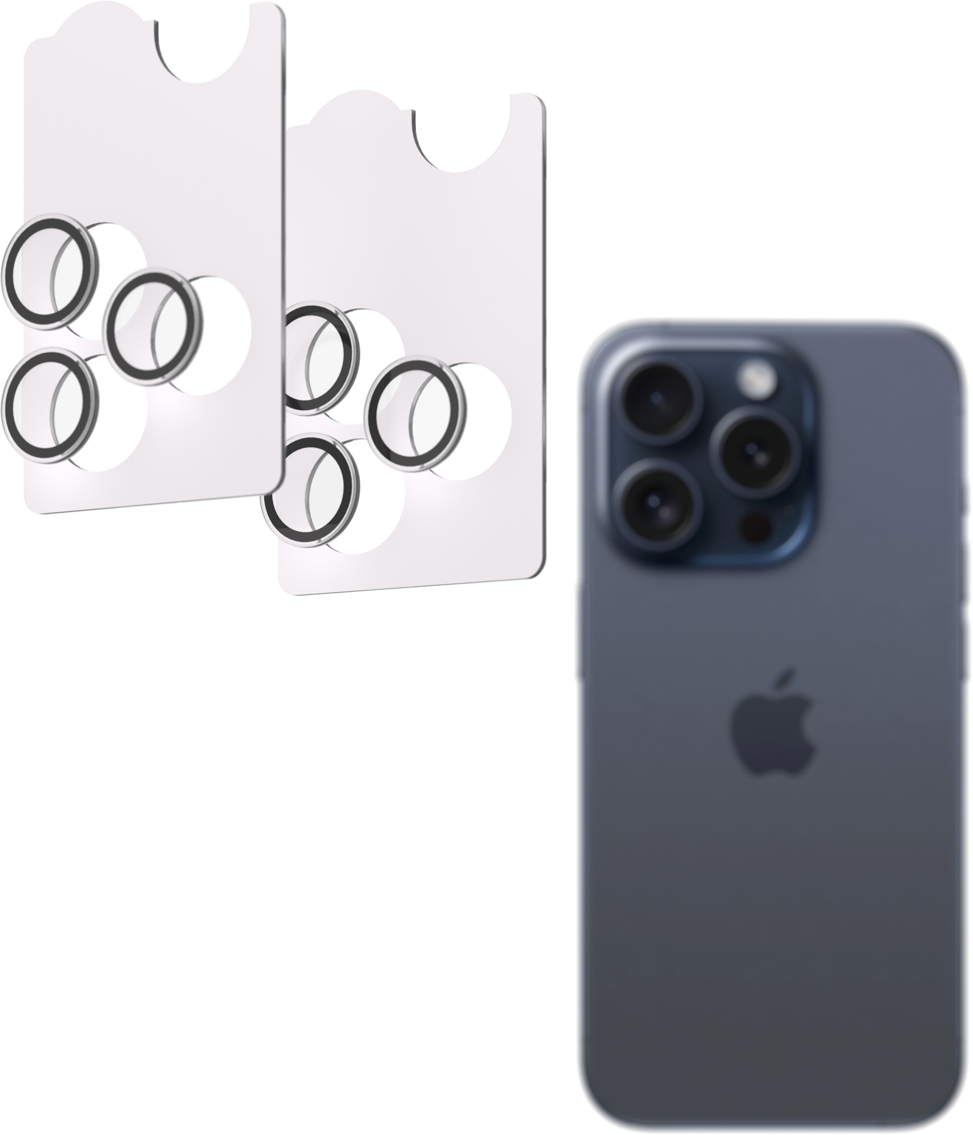 AlzaGuard Elite Lens Protector pre iPhone 15 Pro/15 Pro Max číre
