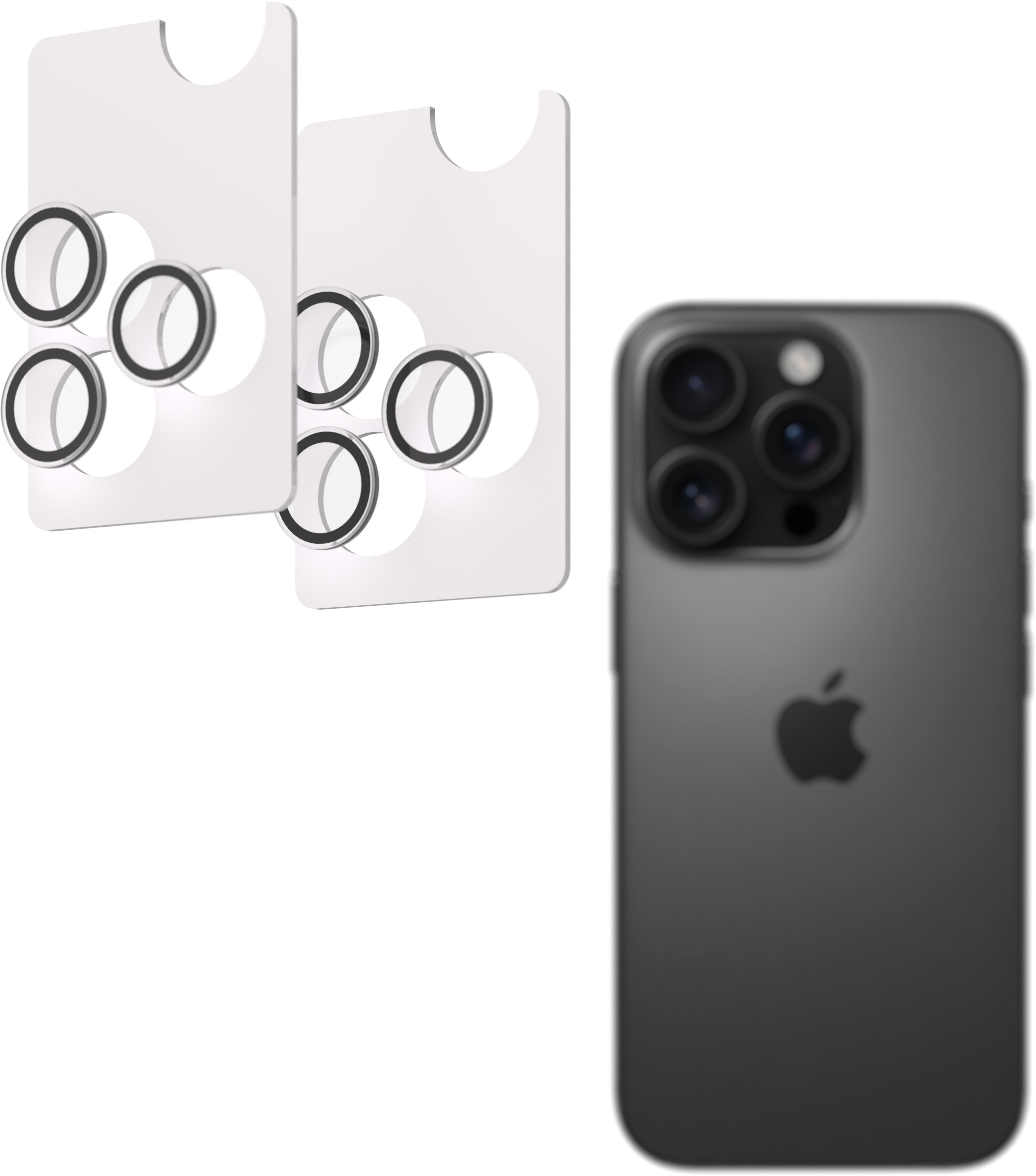 AlzaGuard Elite Lens Protector pre iPhone 16 Pro/16 Pro Max číre