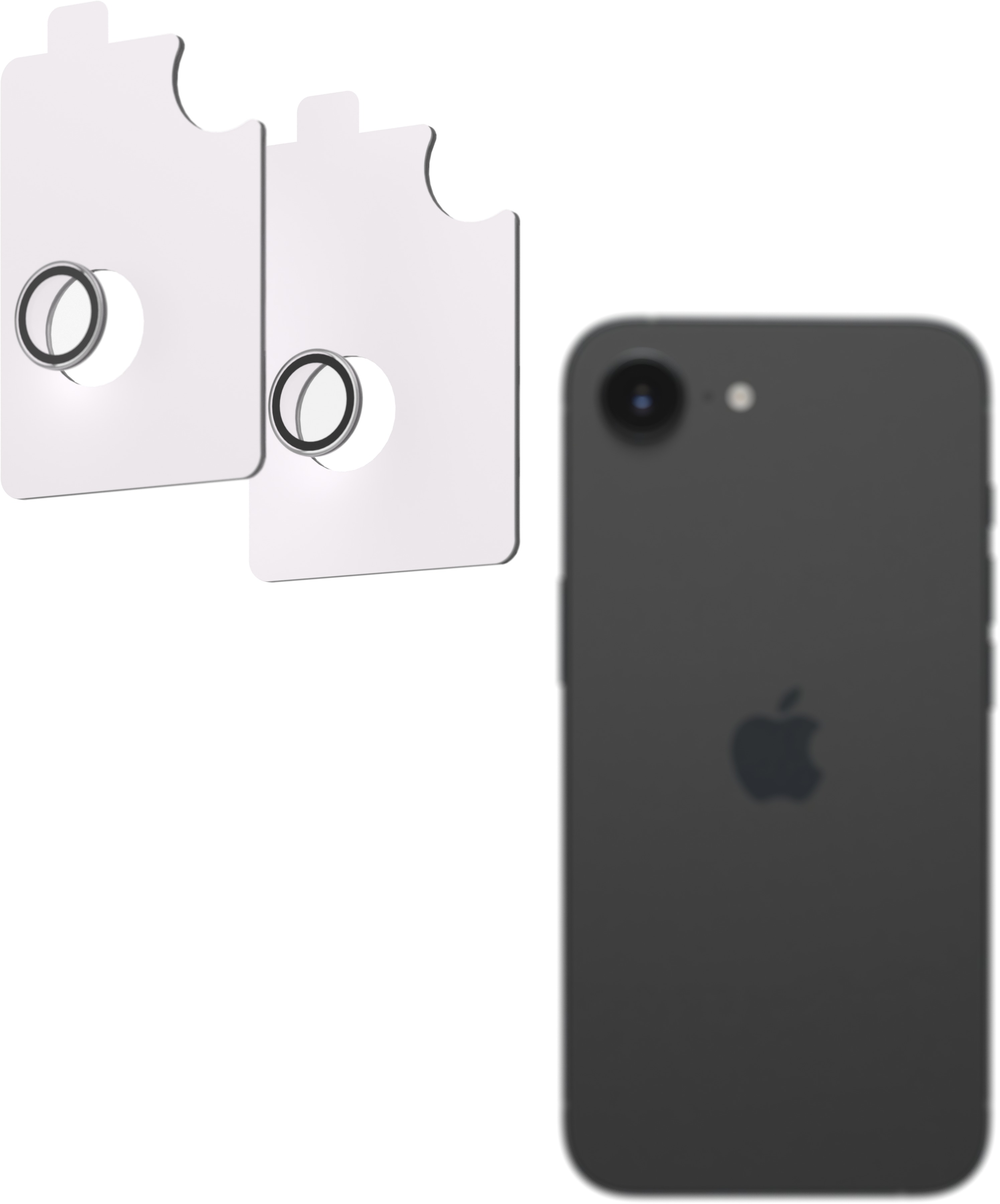 AlzaGuard Elite Lens Protector pre iPhone 16e / 17e číre