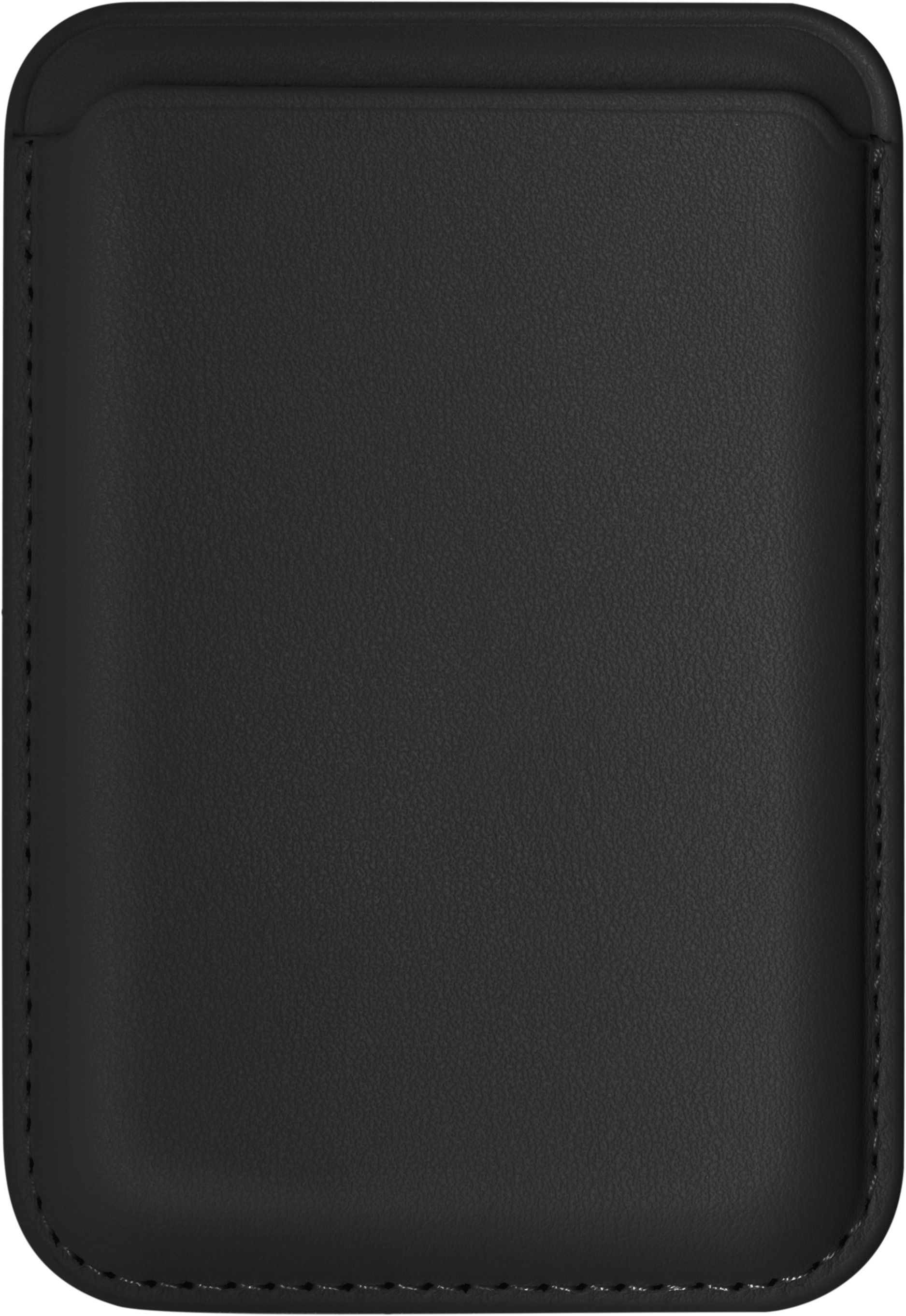 AlzaGuard PU Leather Card Wallet Compatible with Magsafe – čierna