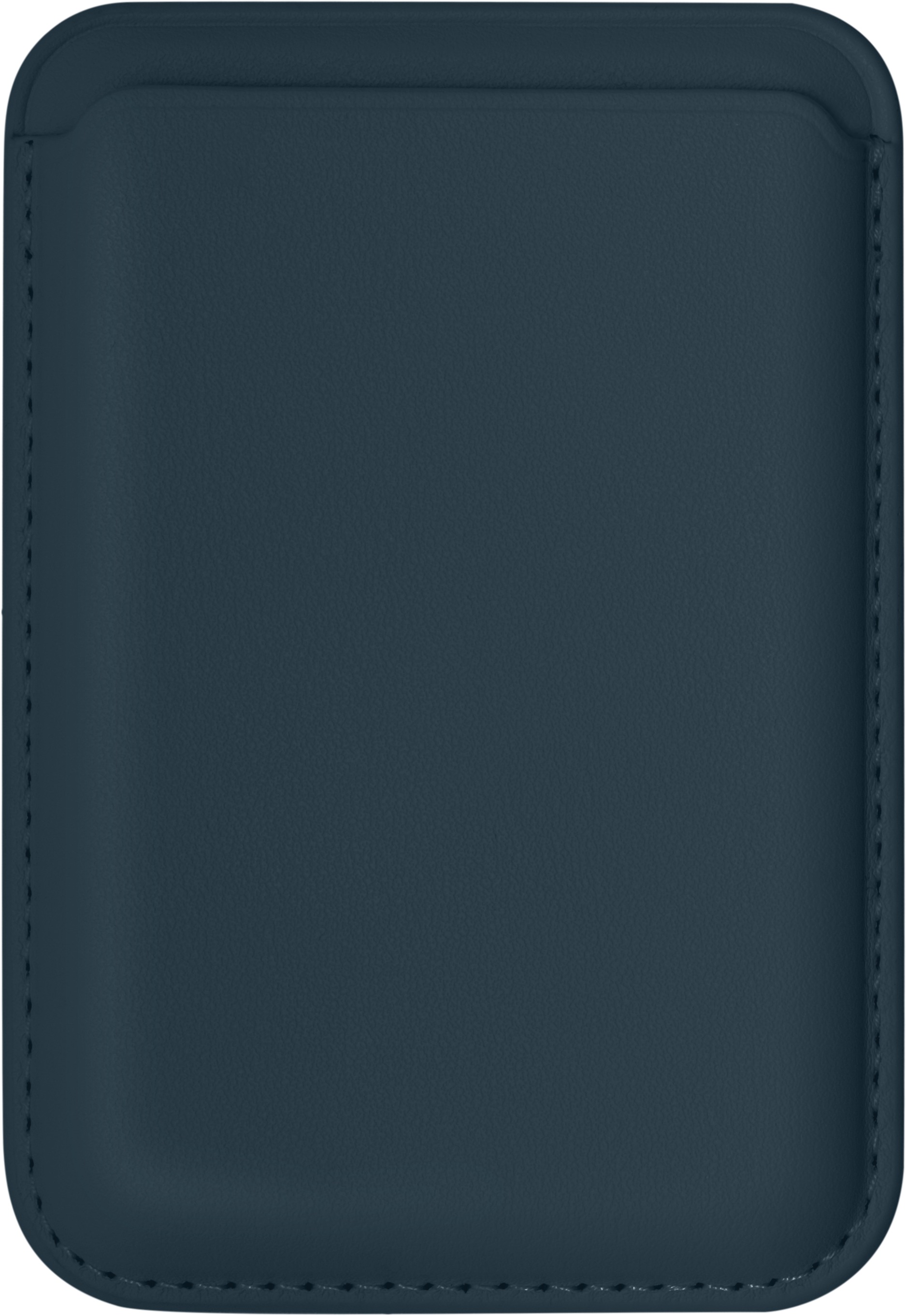 AlzaGuard PU Leather Card Wallet Compatible with Magsafe – petrolejovo modrá