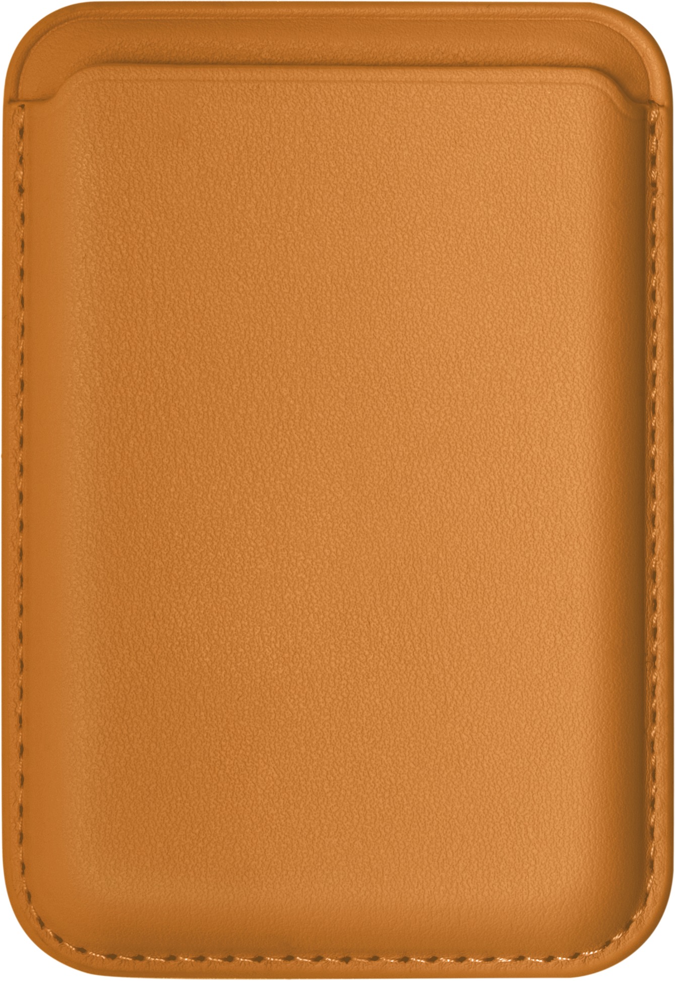 AlzaGuard PU Leather Card Wallet Compatible with Magsafe – horčicovo žltá
