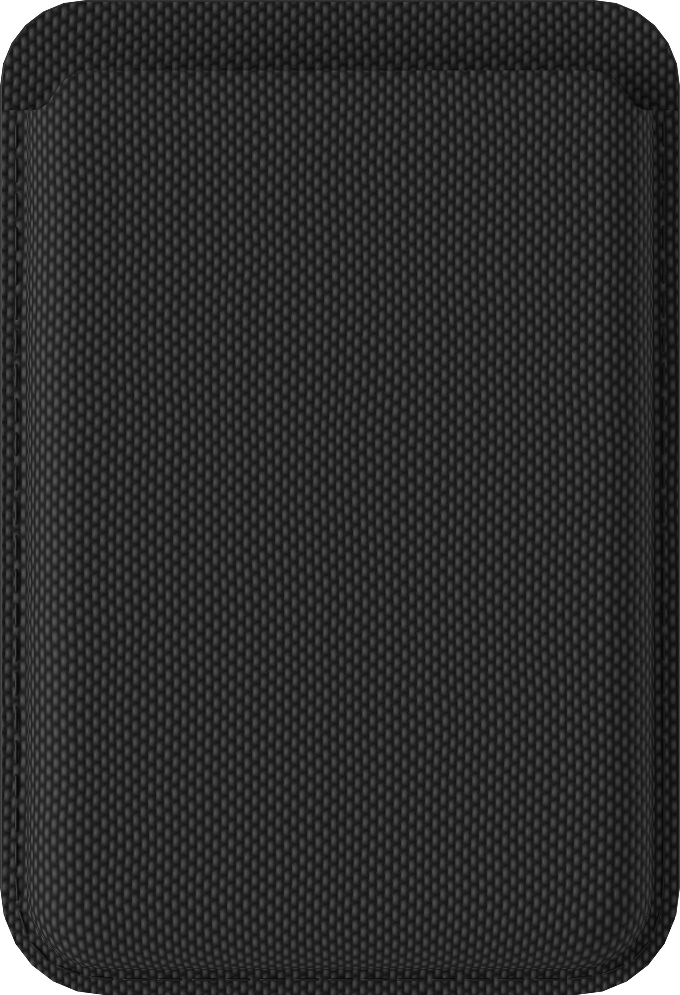 AlzaGuard TechWoven Wallet Compatible with Magsafe – čierna