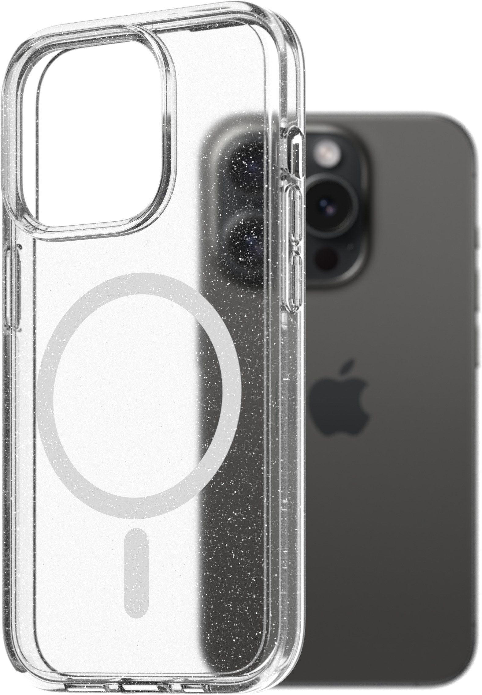 AlzaGuard Crystal Glitter Case Compatible with Magsafe pre iPhone 15 Pro