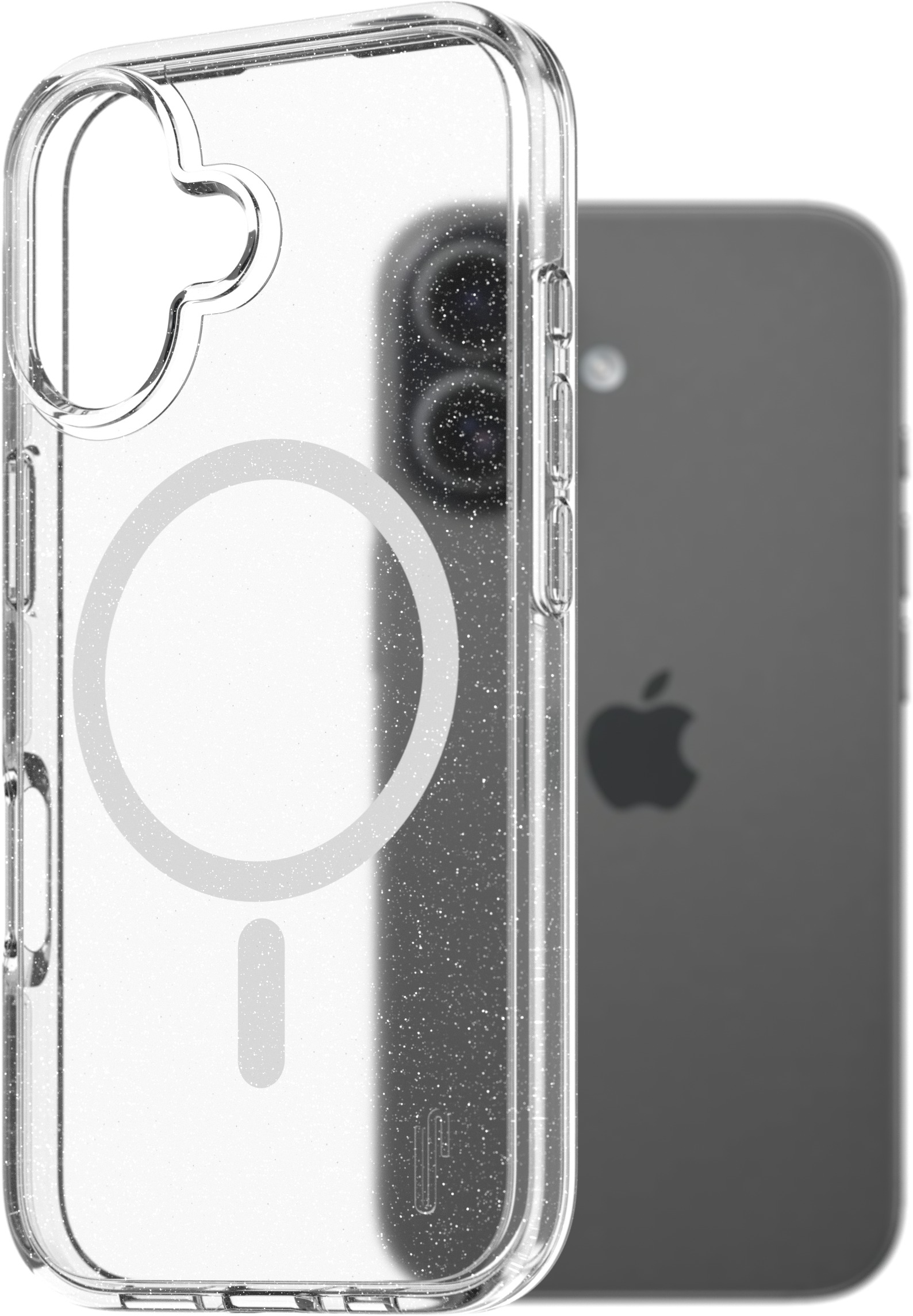 AlzaGuard Crystal Glitter Case Compatible with Magsafe pre iPhone 17