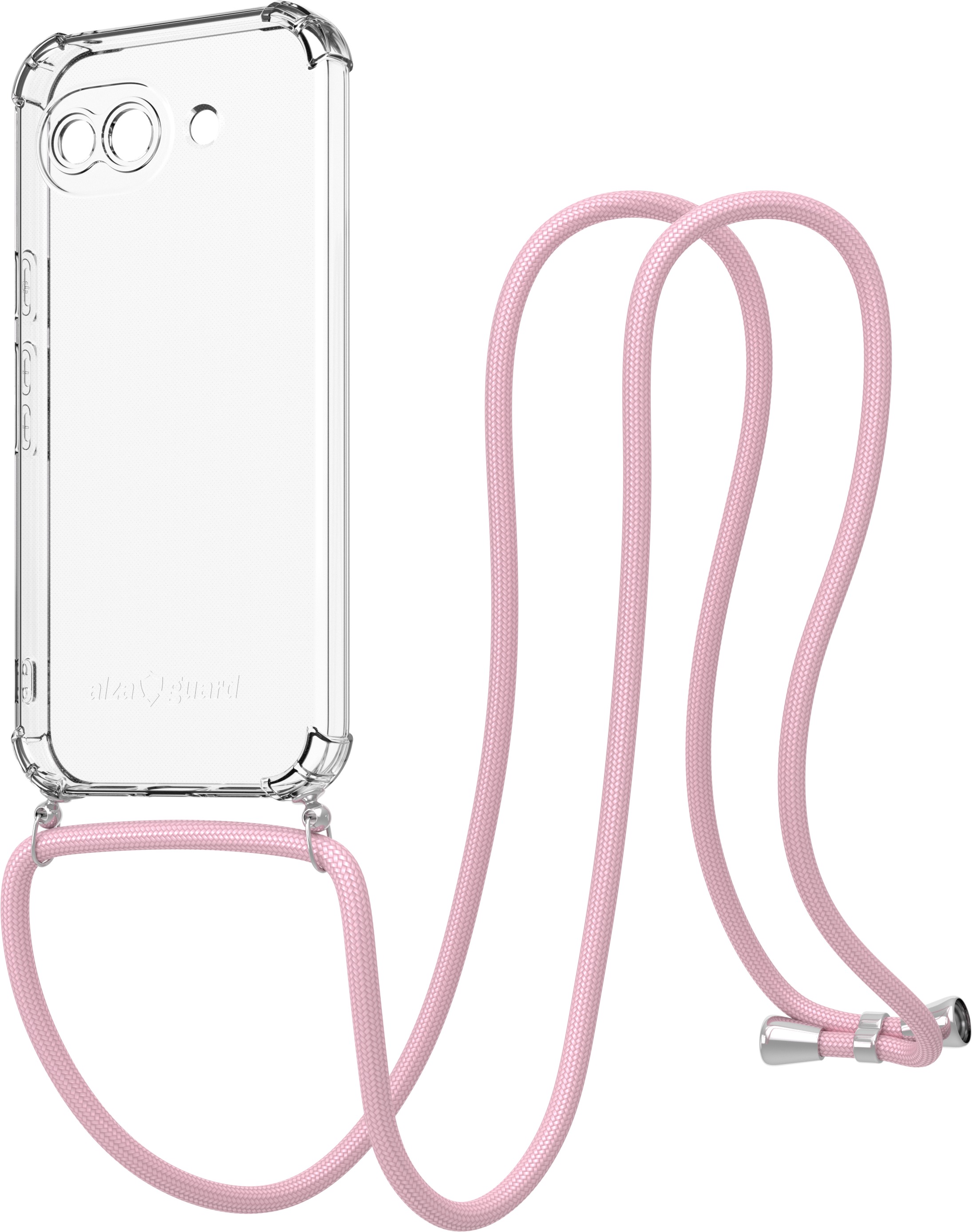 AlzaGuard Luxe Lanyard Case pre Google Pixel 10a – ružový