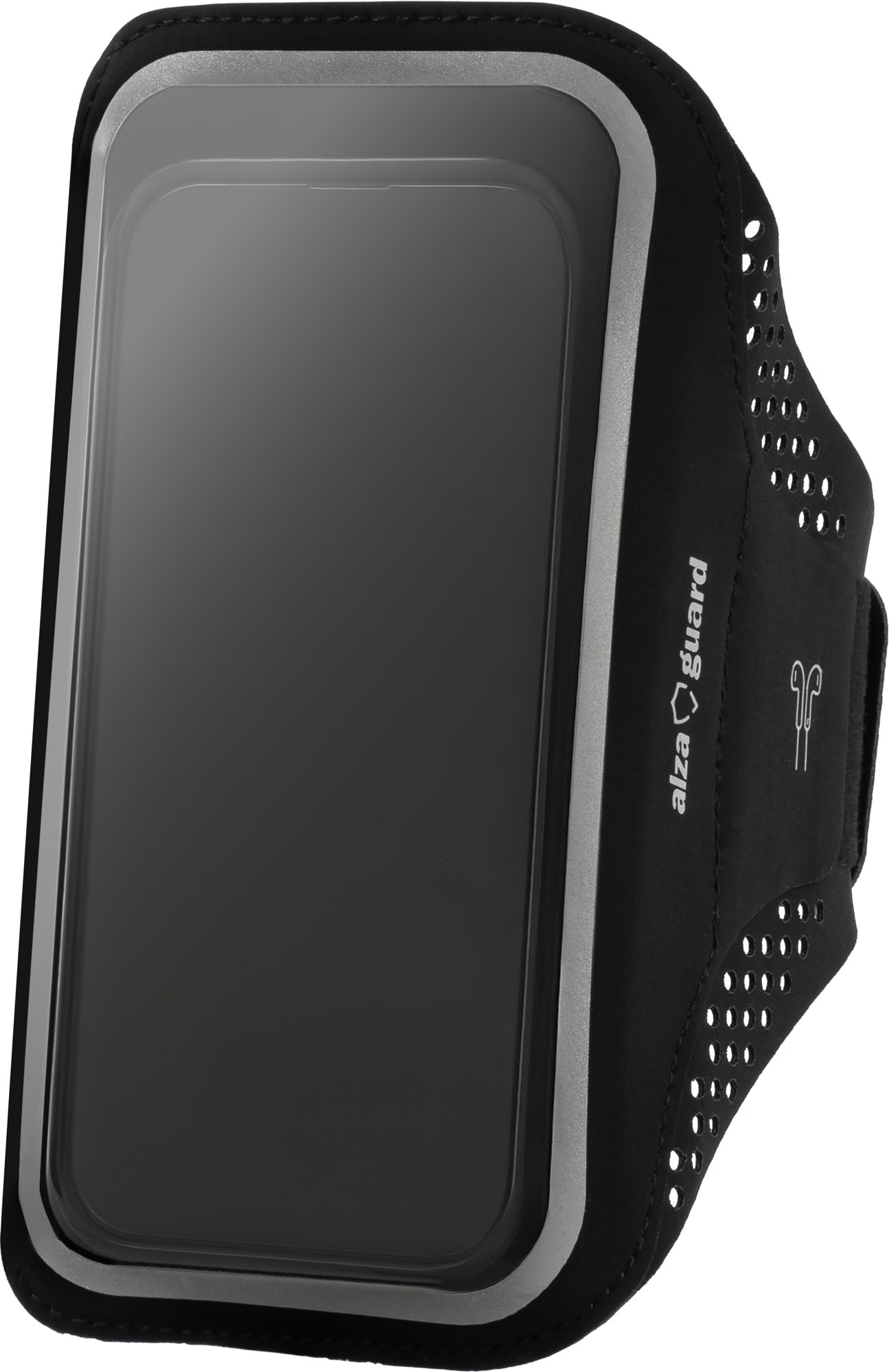 AlzaGuard Sport ArmBand 6,7" – čierny