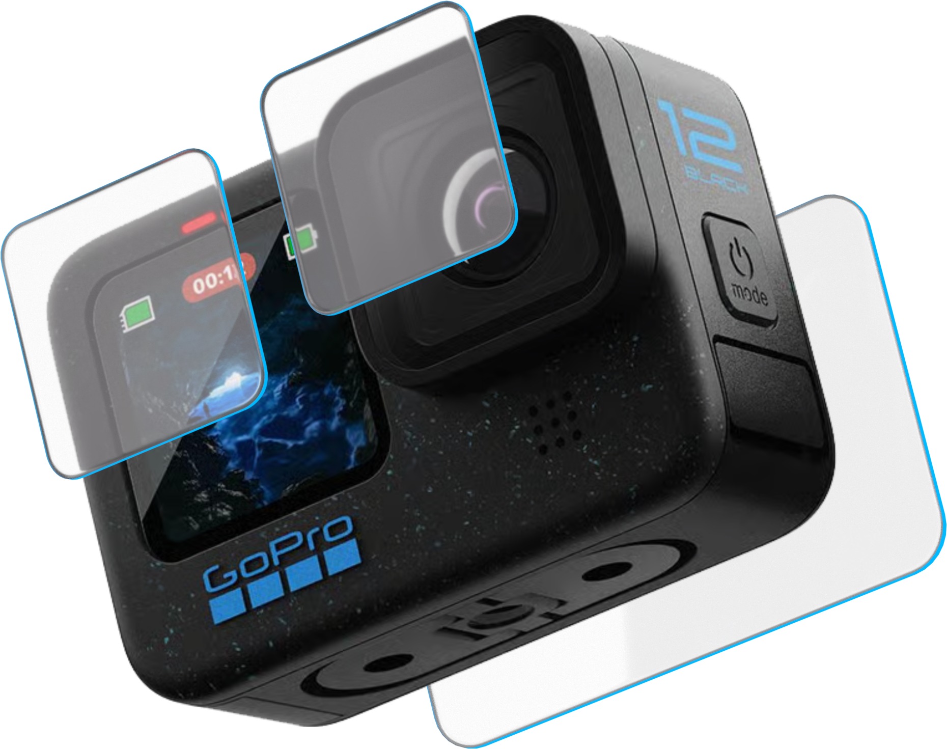 AlzaGuard 2.5D glass protector na GoPro Hero 9/10/11/12