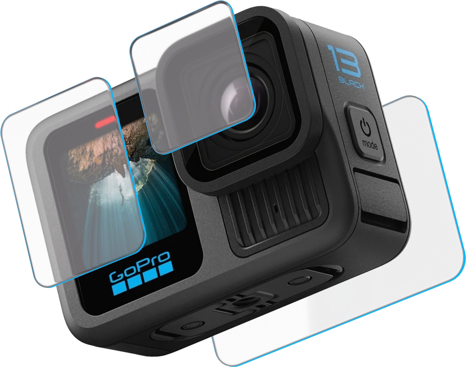 AlzaGuard 2.5D glass protector na GoPro Hero 13