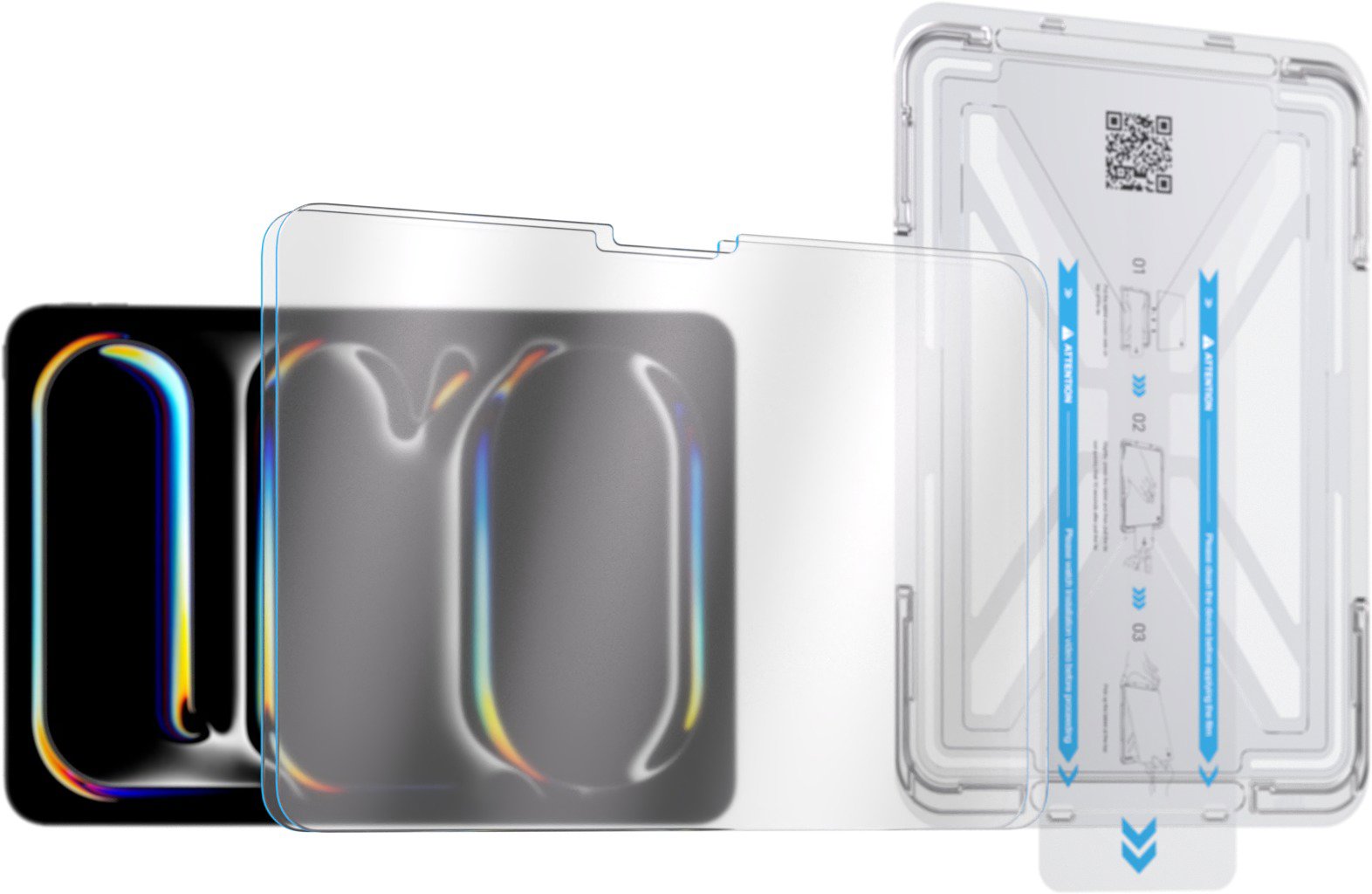 AlzaGuard Glass Protector pre Apple iPad Pro 11" M4/M5 (2024/2025) s aplikátorom – 2 ks