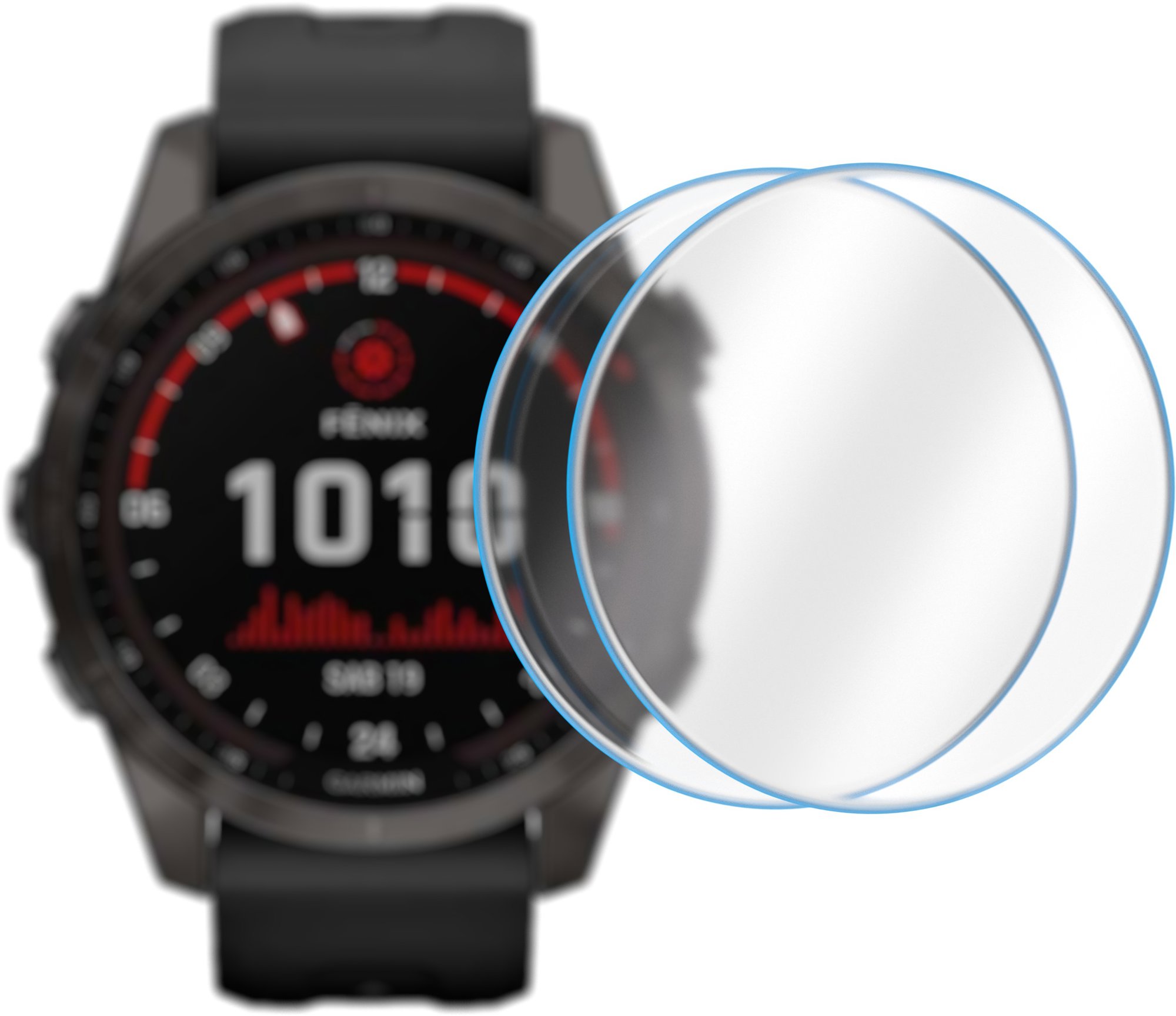 AlzaGuard 2.5D glass protector pre Garmin Fenix 7S – 2 ks