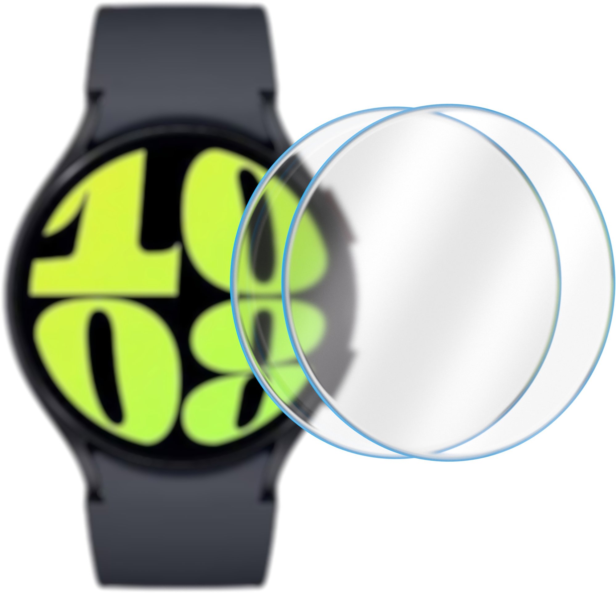 AlzaGuard 2.5D glass protector pre Samsung Galaxy Watch 6/5/4 40 mm – 2 ks