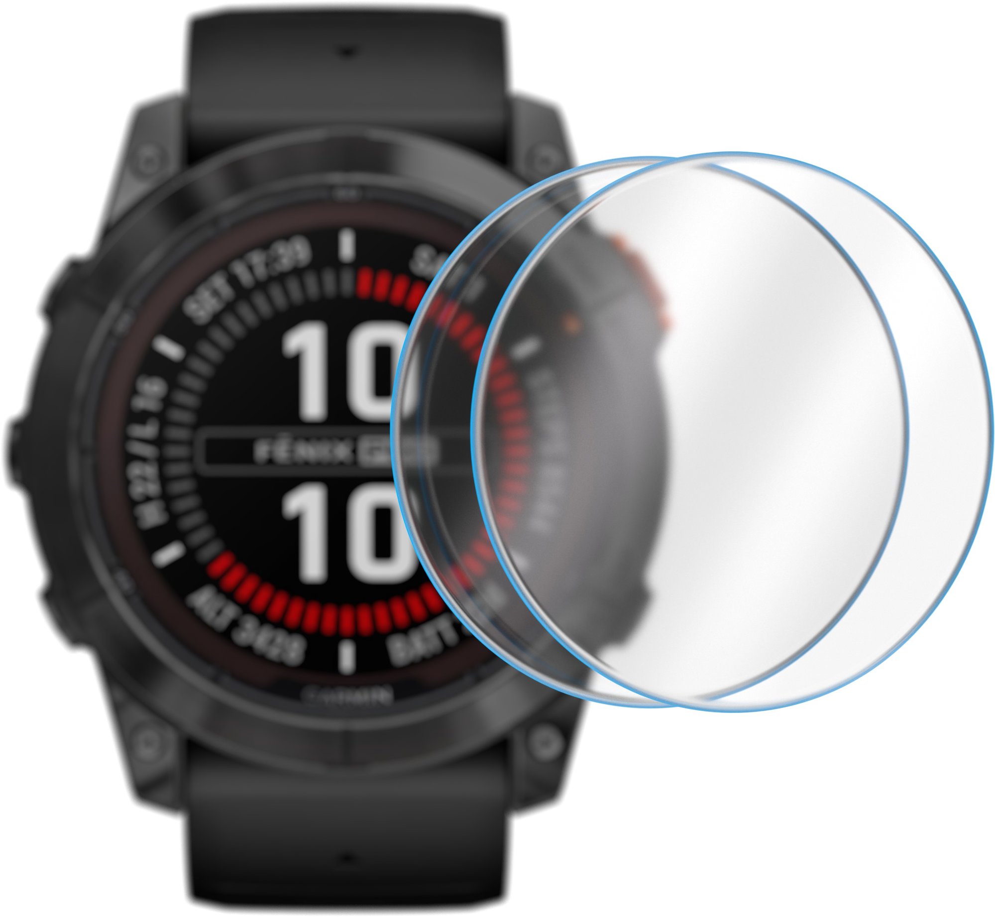 AlzaGuard 2.5D glass protector pre Garmin Fenix 7X/7X Pro – 2 ks