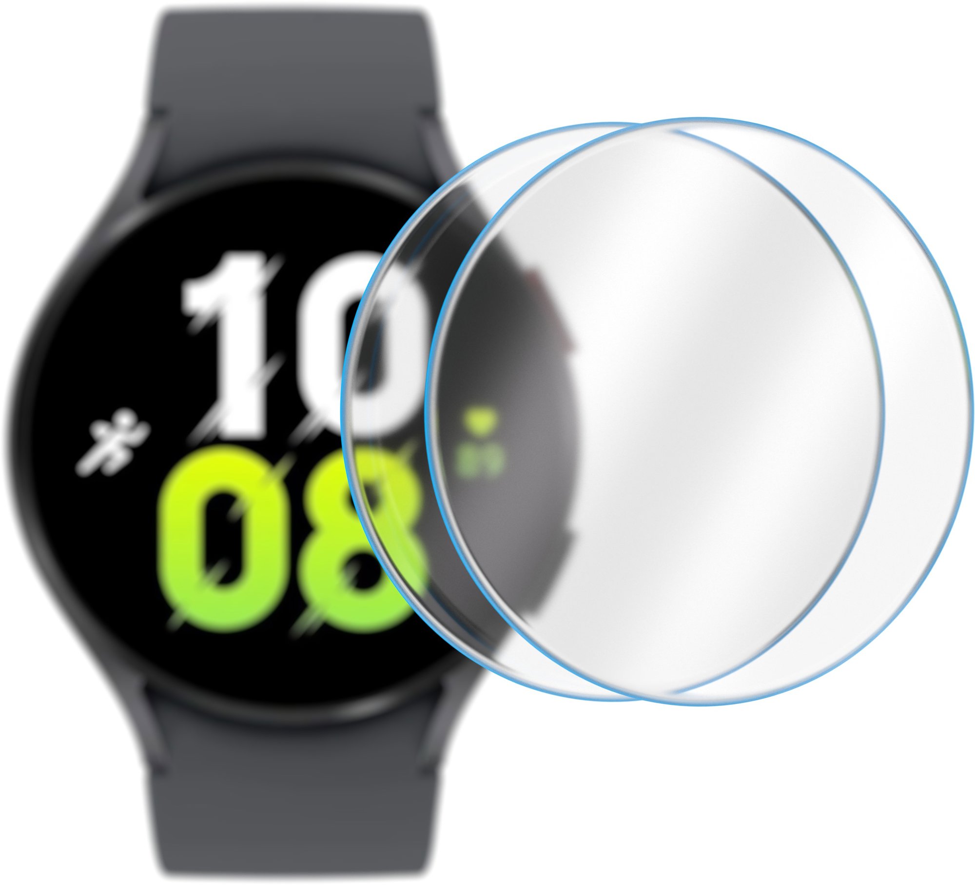 AlzaGuard 2.5D glass protector pre Samsung Galaxy Watch 5 44 mm – 2 ks