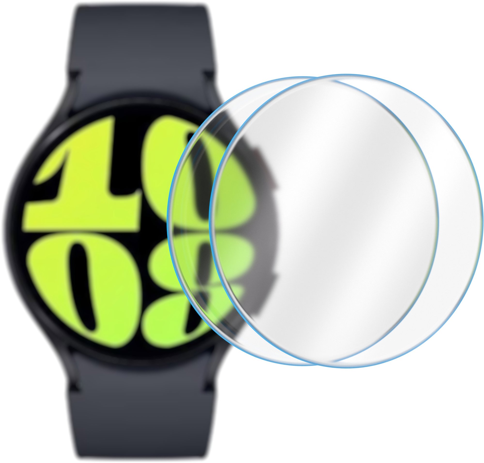 AlzaGuard 2.5D glass protector pre Samsung Galaxy Watch 6 44 mm – 2 ks