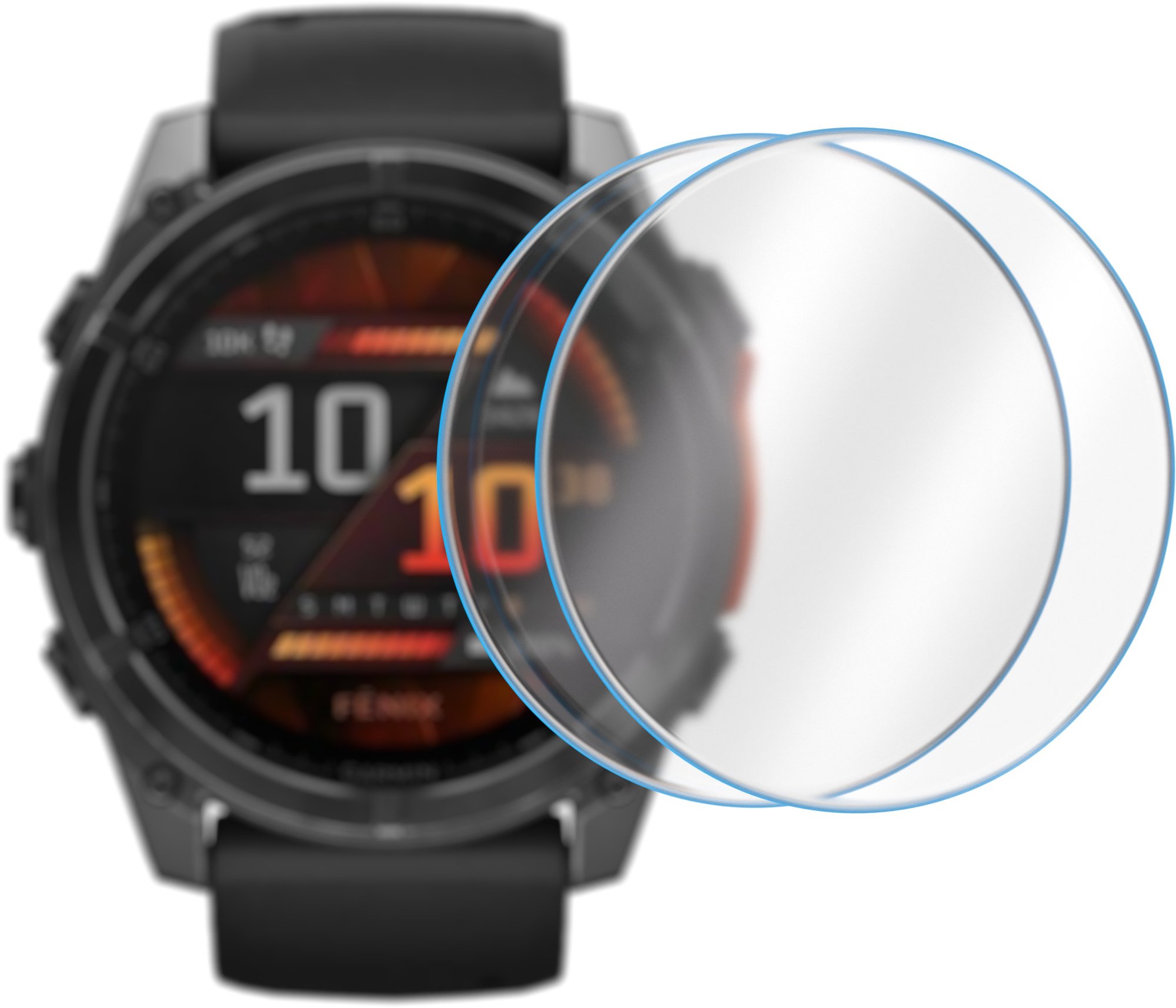 AlzaGuard 2.5D glass protector pre Garmin Fenix 8 51 mm – 2 ks