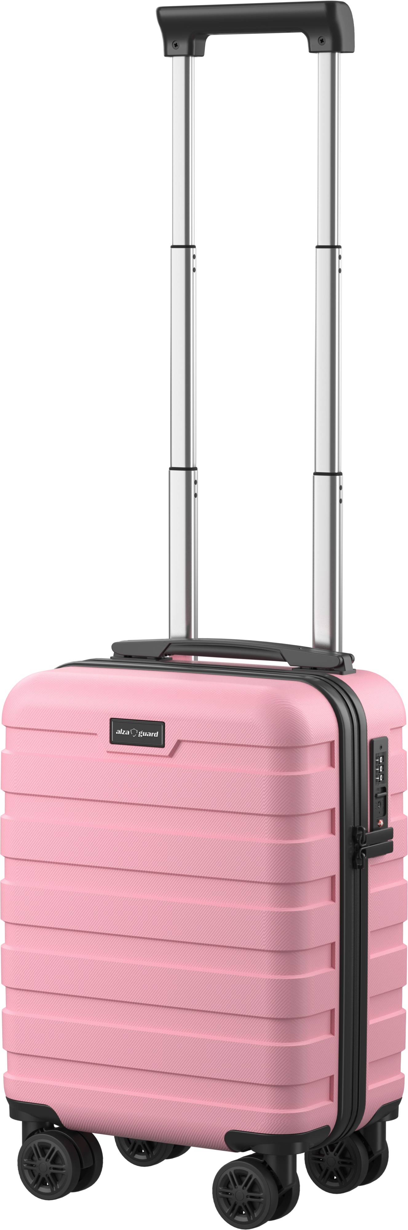 AlzaGuard Traveler Suitcase, veľkosť XS – ružový