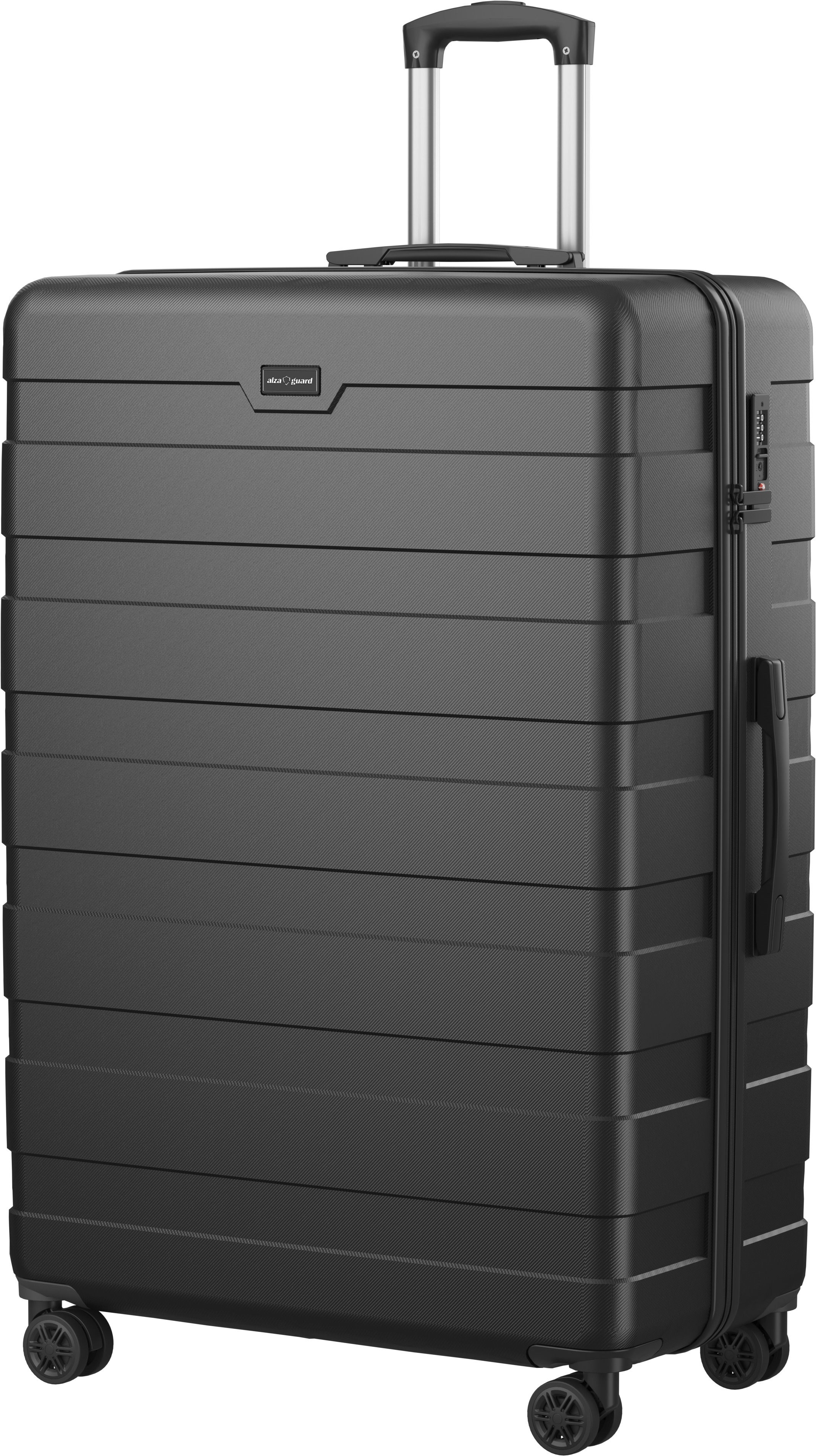 AlzaGuard Traveler Suitcase, veľkosť XL – čierny