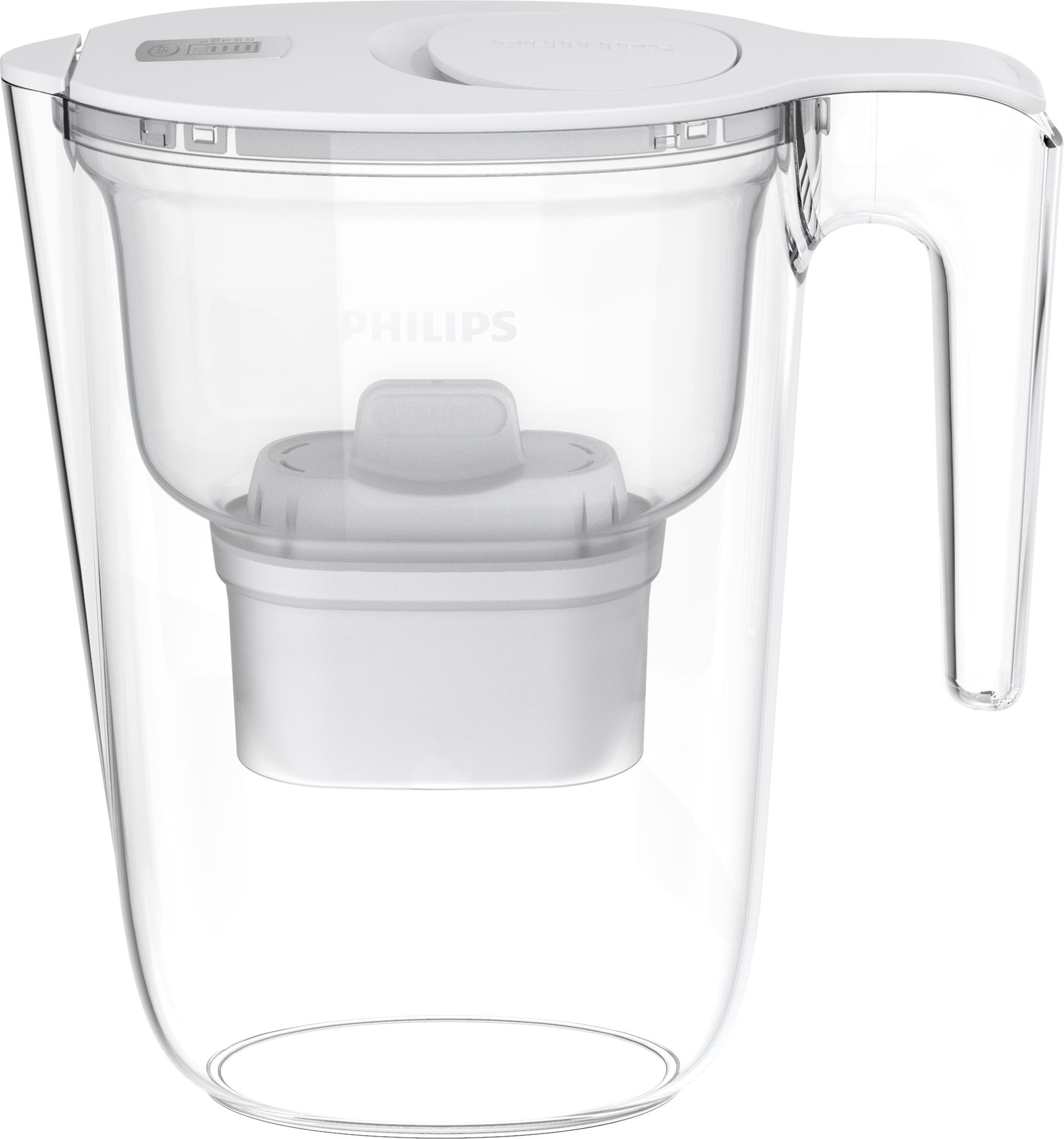 Philips filtračná kanvica AWP2933WHT, 2,6 l, Micro X-Clean Softening+ filter, s časovačom, biela