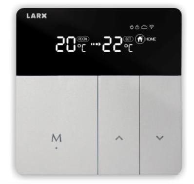 LARX WiFi Smartlife termostat 16 A, Displej s tlačidlami