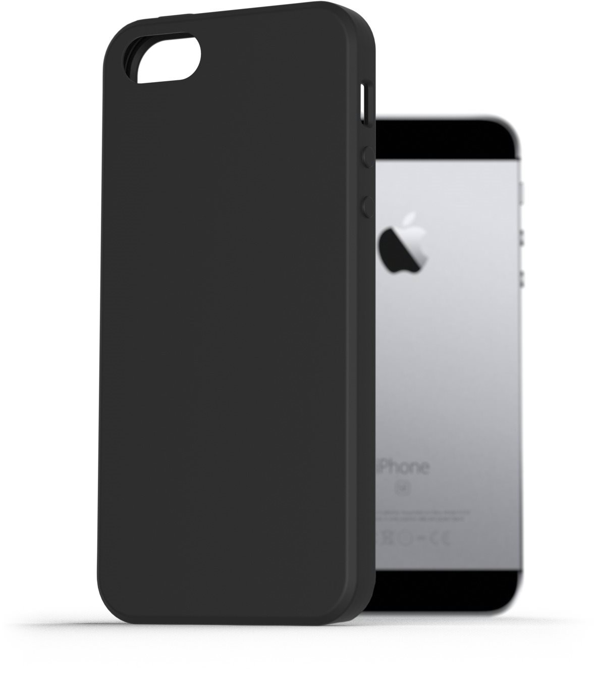 AlzaGuard Premium Liquid Silicone iPhone 5 / 5S / SE čierne