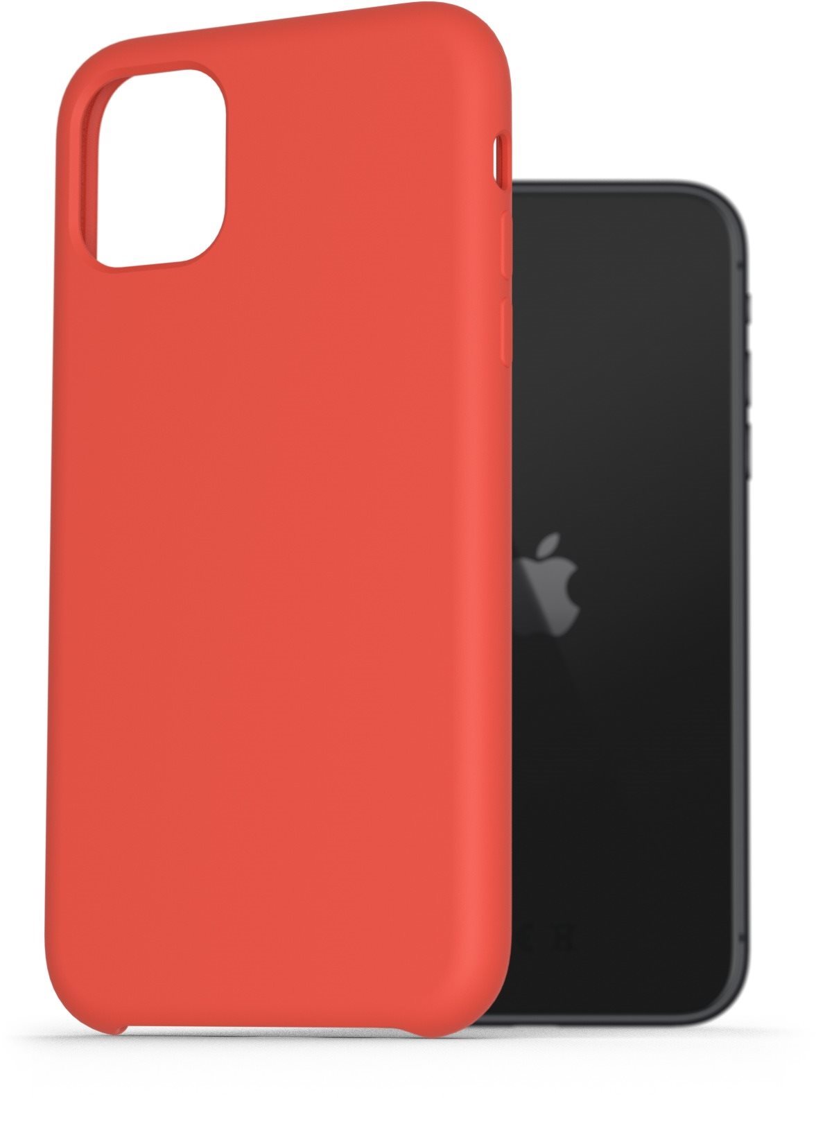 AlzaGuard Premium Liquid Silicone Case pre iPhone 11 červené