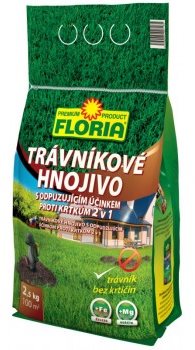 AGRO Trávnikové hnojivo – s odpudzujúcim účinkom proti krtkom FLORIA, 2,5 kg