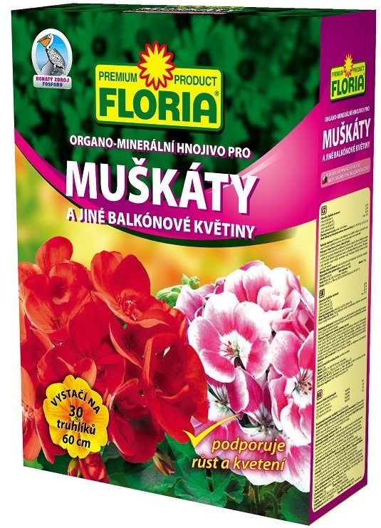 AGRO Hnojivo – muškáty FLORIA, 2,5 kg