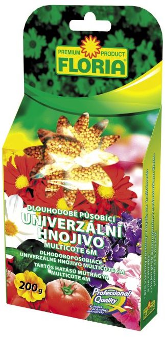 AGRO Hnojivo na celú záhradu MULTICOTE FLORIA, 200 g