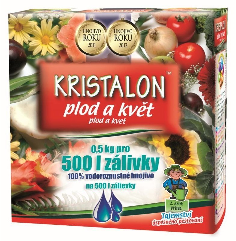 AGRO Hnojivo KRISTALON – plod a kvet 0,5 kg