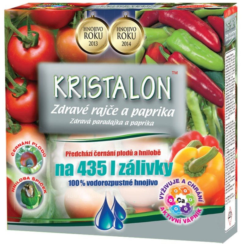 AGRO Hnojivo KRISTALON – zdravá paradajka a paprika 0,5 kg