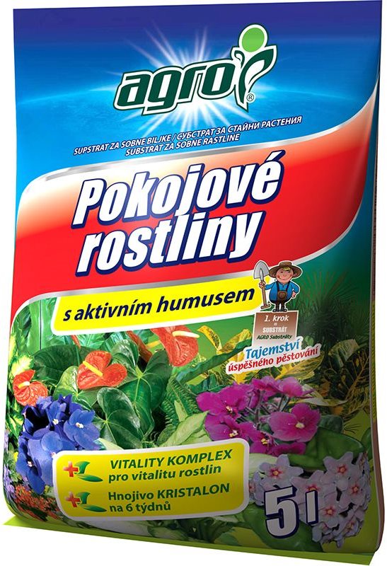 AGRO – Substrát pre izbové rastliny 5 l