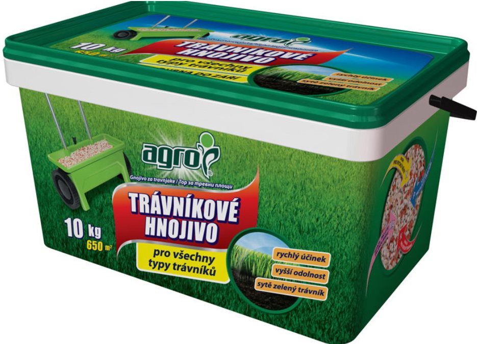 AGRO Trávnikové hn. plast. vedro 10 kg