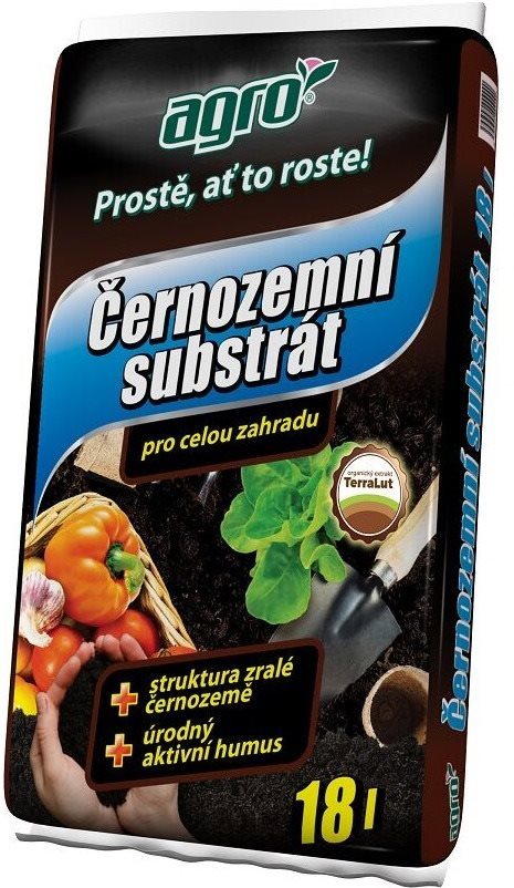AGRO Čiernozem substrát pre celú záhradu 18 l