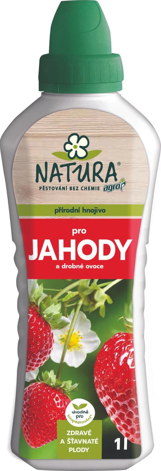 AGRO Hnojivo NATURA, na jahody a drobné ovocie, 1 l
