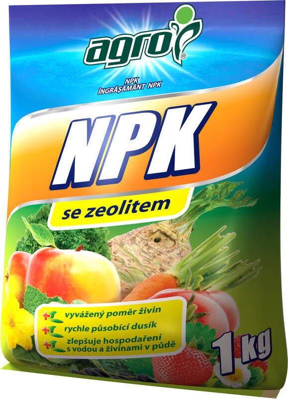 AGRO Hnojivo – NPK so zeolitom, 1 kg