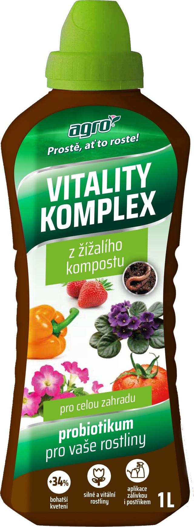 AGRO Hnojivo Vitality Komplex probiotikum pro vaše rostliny, 1 l