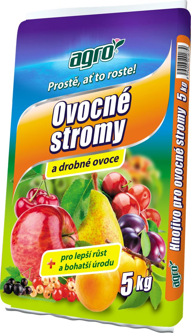 AGRO Hnojivo na ovocné stromy a drobné ovocie, 5 kg