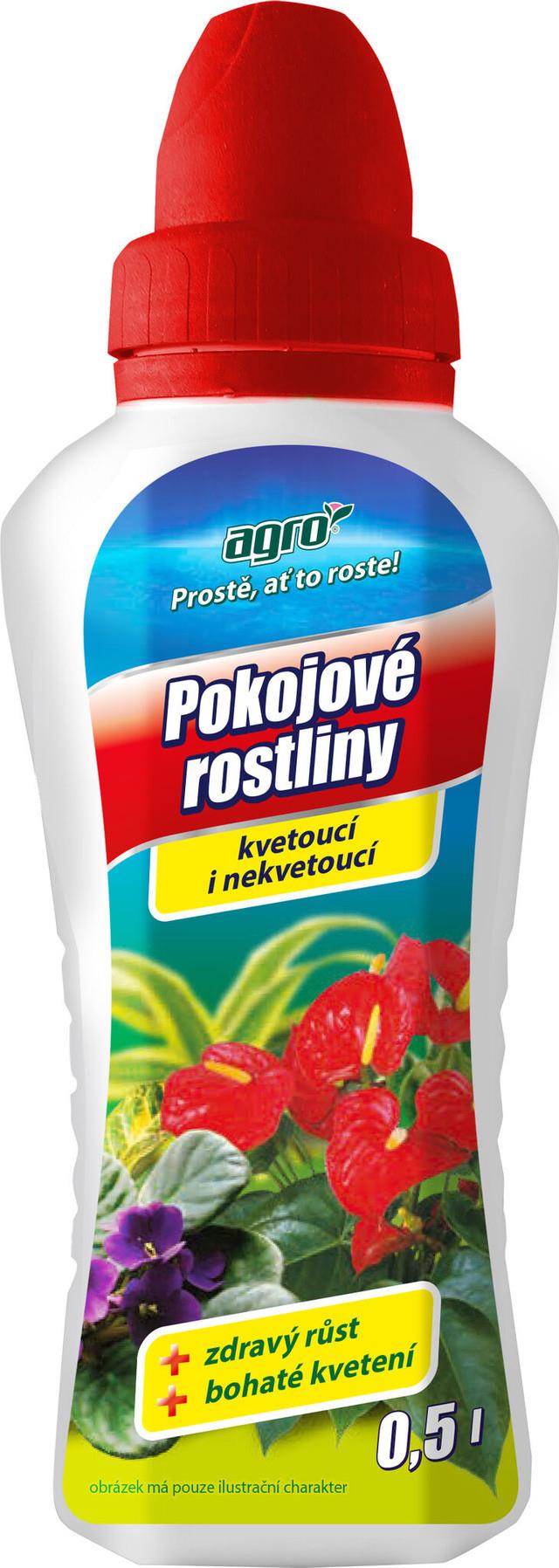 AGRO Hnojivo kvapalné, pre izbové rastliny, 0,5 l