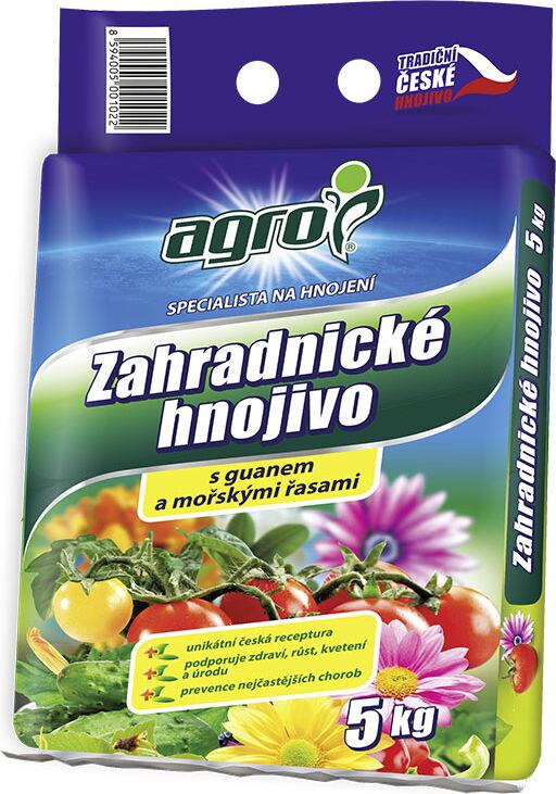 AGRO Hnojivo záhradnícke – vrecko, 2,5 kg