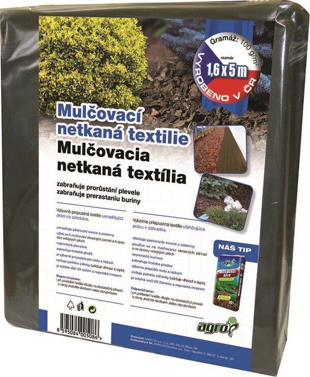 AGRO Netkaná textília mulčovacia čierna, 3,2 × 10 m