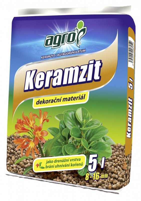 AGRO keramzit, 8 – 16 mm, 5 l