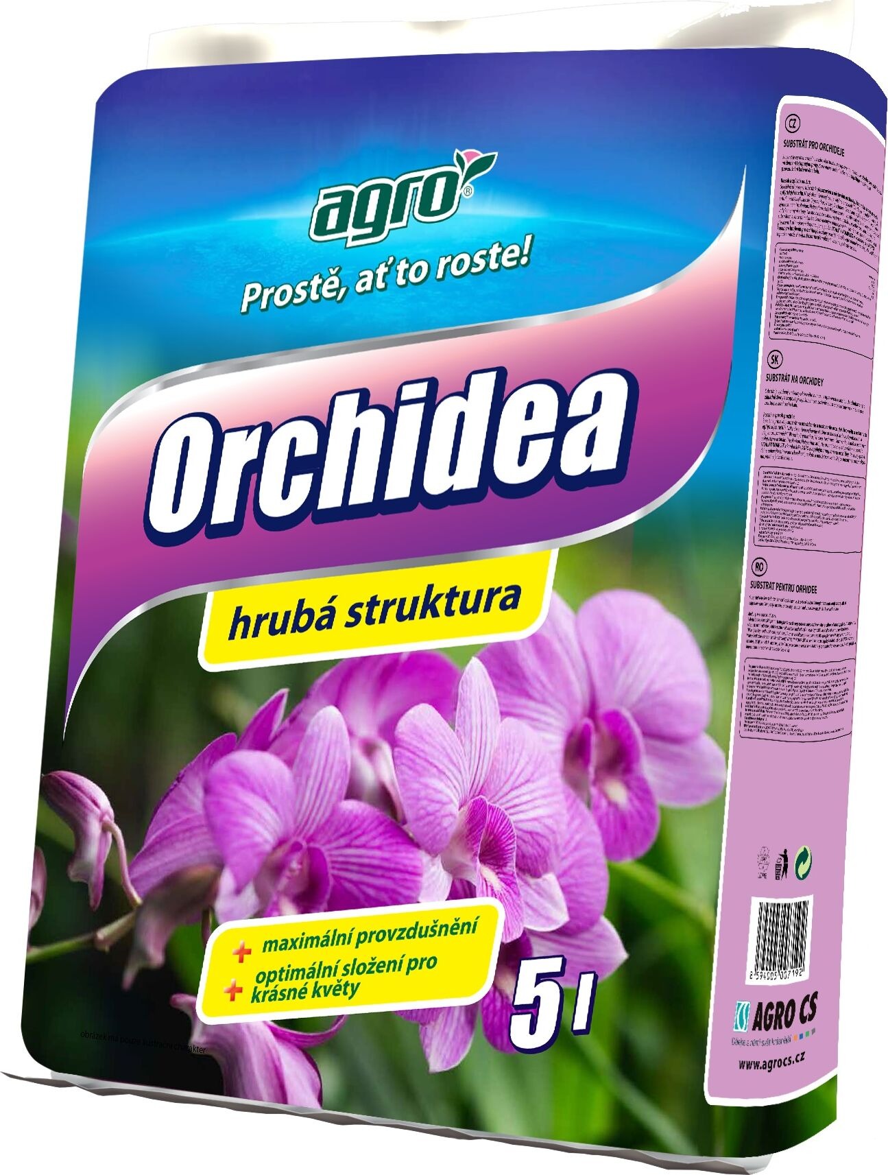 AGRO – Substrát pre orchidey, 5 l