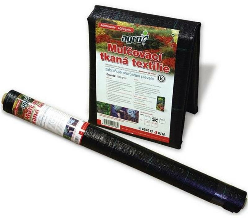 AGRO Tkaná textília – mulčovacia, čierna, 1× 20 m