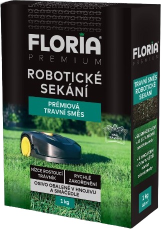 AGRO Trávnikové hnojivo FLORIA na robotické kosenie – škatuľka 1 kg