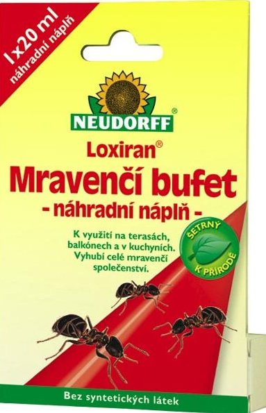 AGRO Insekticid NEUDORFF LOXIRAN - mravenčí bufet, náhradní náplň