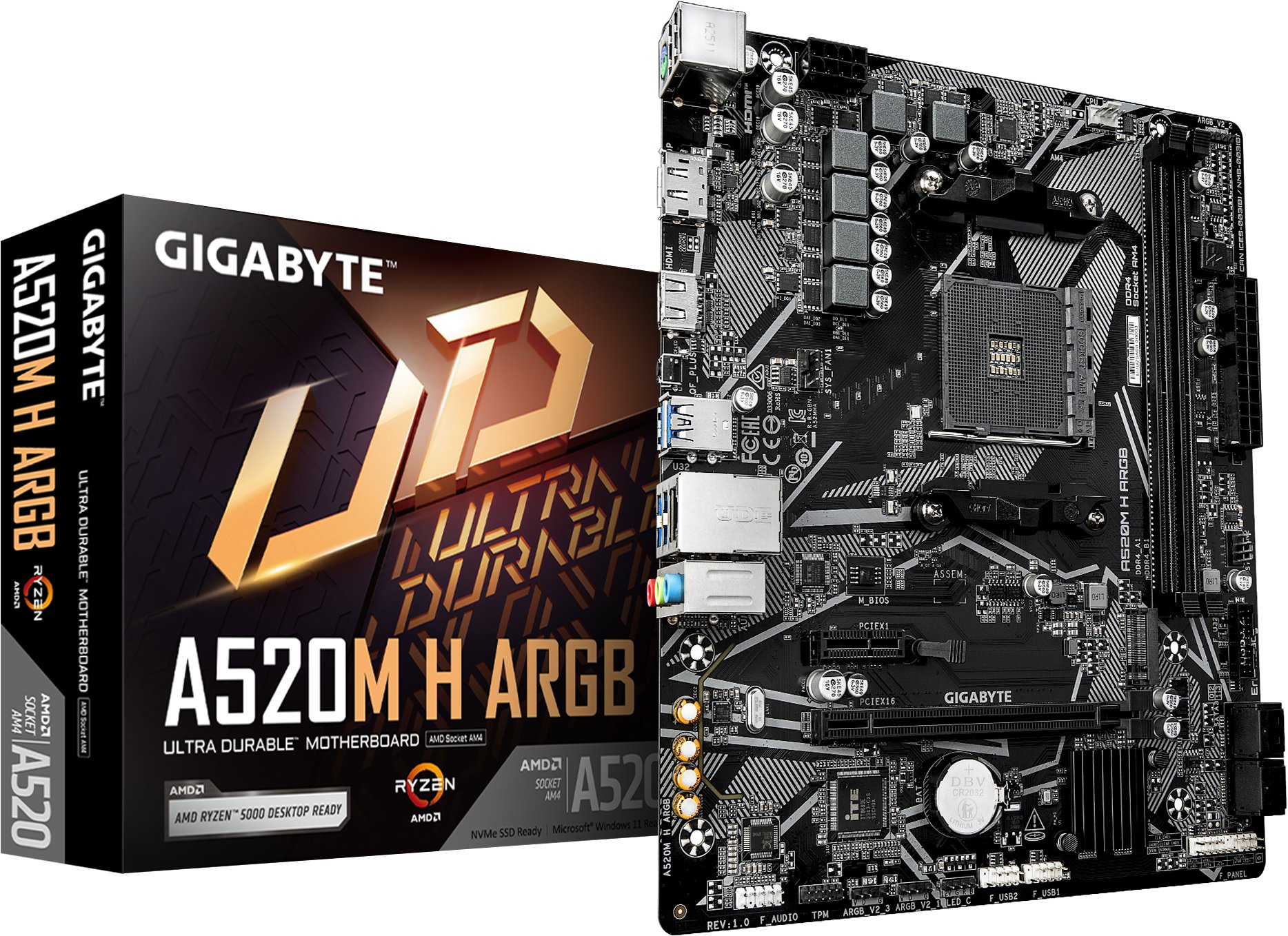 GIGABYTE A520M H ARGB