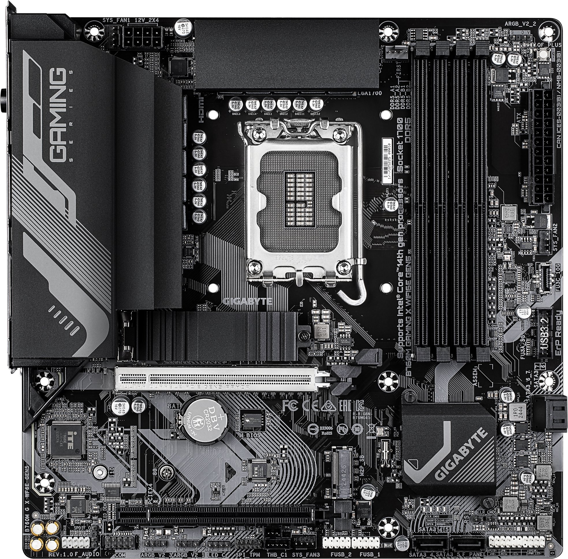 GIGABYTE B760 GAMING X WIFI6E GEN5